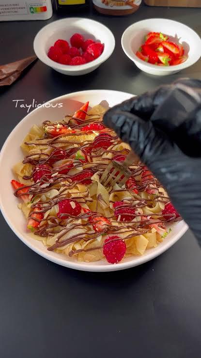 Crepe tagliatelli